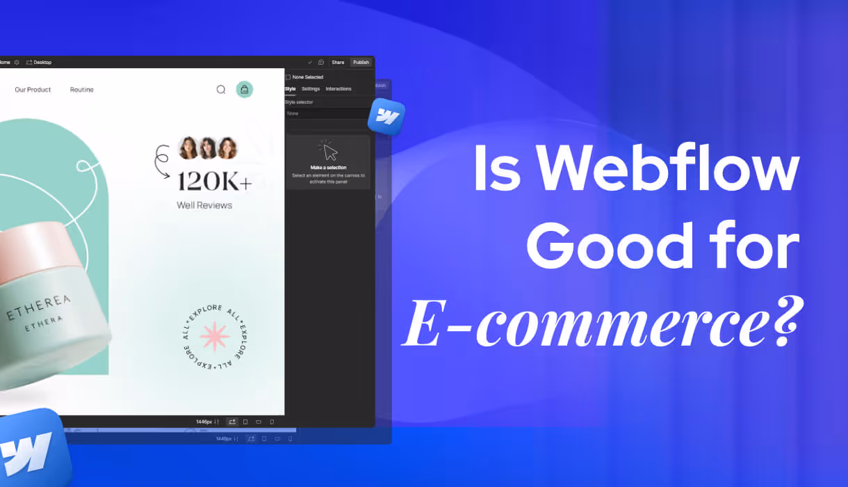 Is Webflow Good for E-commerce
